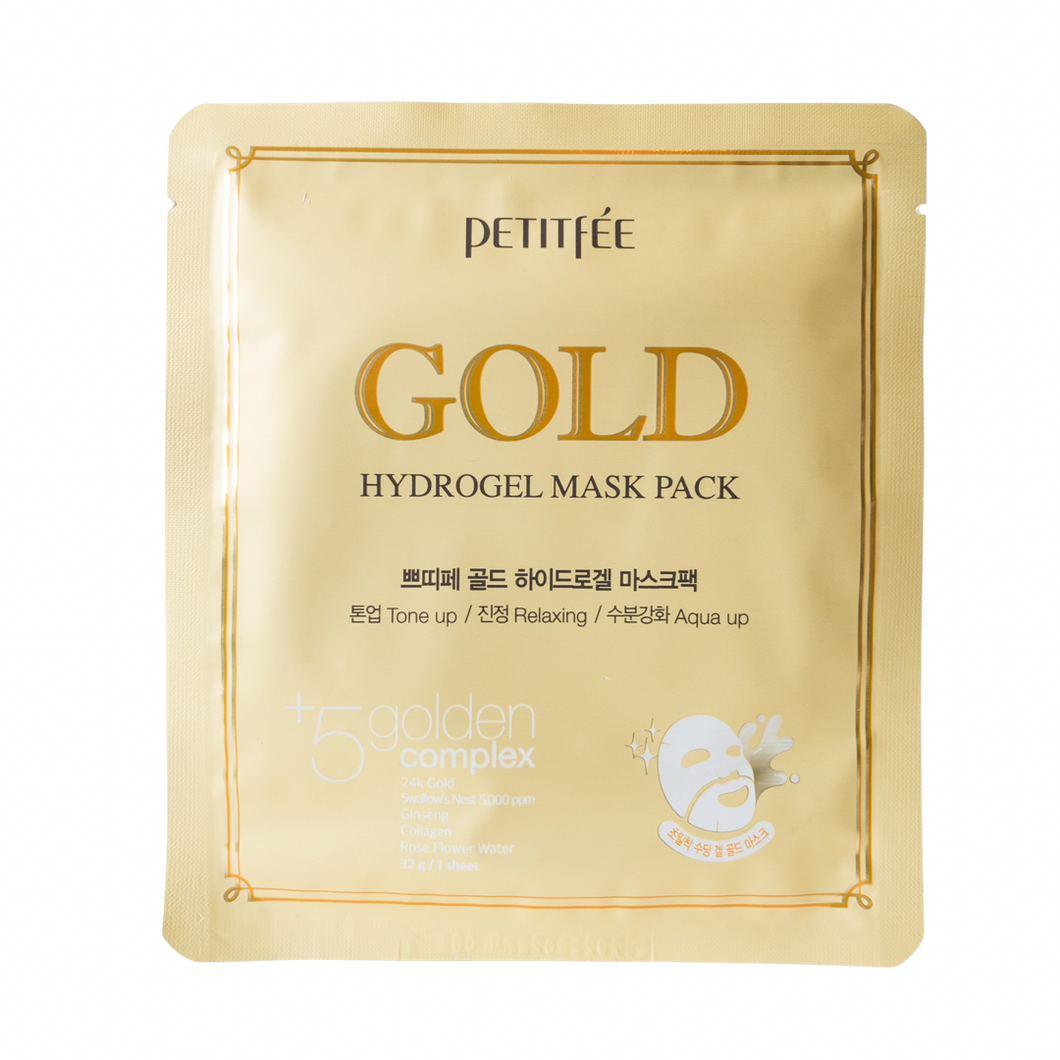 Gold Hydrogel Face Mask 1pz