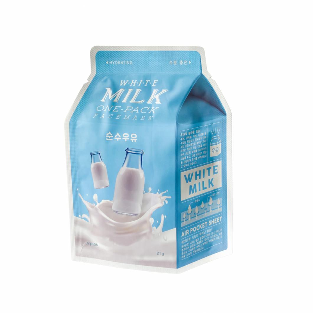 White Milk One Pack Face Mask 21g