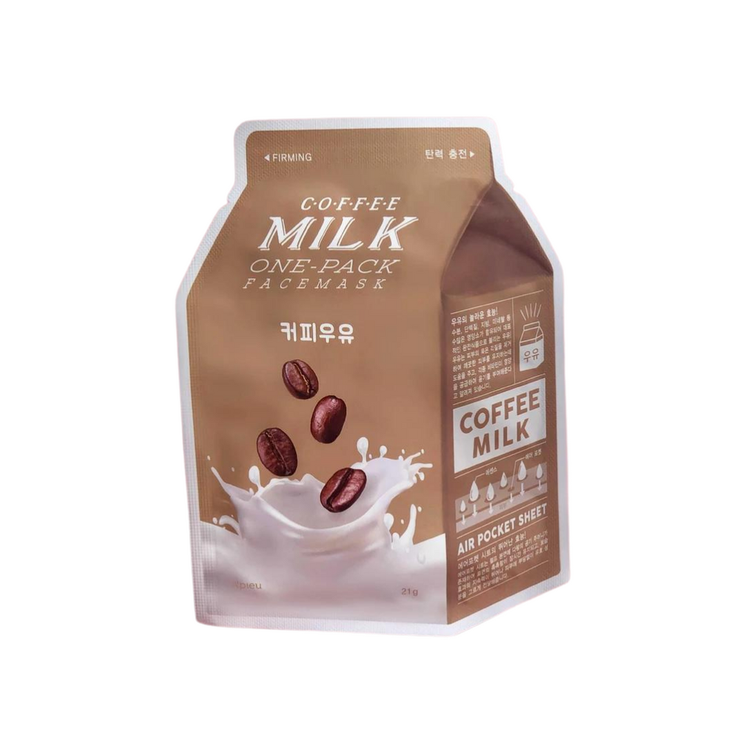 Coffee Milk One Pack Face Mask 21g