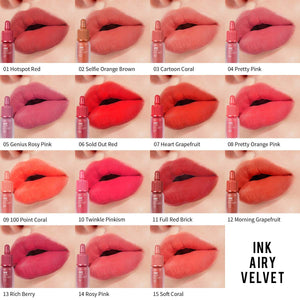 Ink Airy Velvet 4g + 10 colores